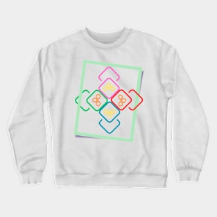 color frame Crewneck Sweatshirt